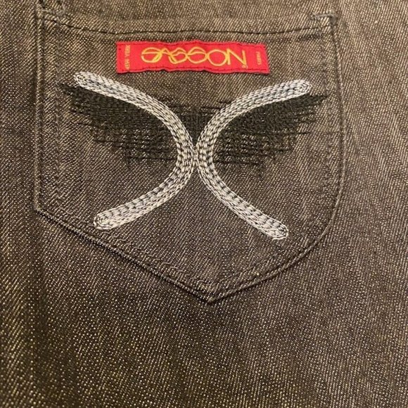 SASSON New Bootcut Boogie Straight Leg Hustle Ooh La La Jeans - Picture 5 of 6